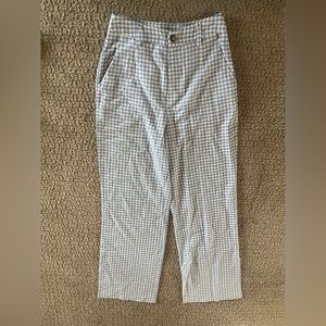 Princess Polly blue white checkered pants